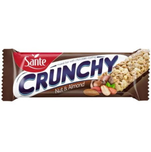 Sante Baton Crunchy Orzech-Migdał w Czekoladzie 40g