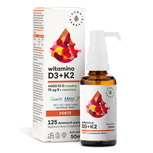Aura Herbals Witamina D3 4000 IU + K2MK7 50 ml