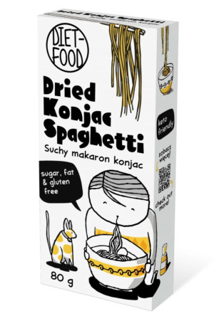 Diet Food Suchy Makaron Shirataki Konjac Spaghetti 80 g