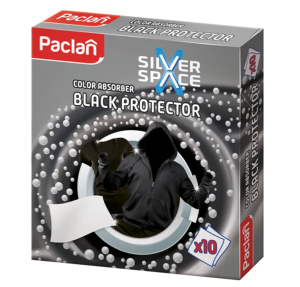 Paclan Silver Space Color Absorber chusteczki do prania czarne 10 sztuk