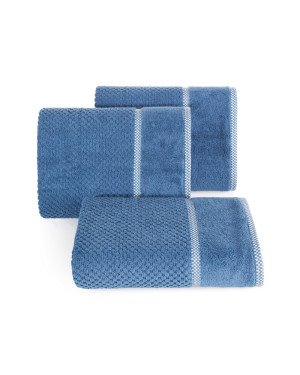 Ręcznik bawełna 70x140 Caleb niebieski Eurofirany