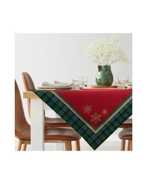 Obrus 90x90 Cho Cherry czerwony Eurofirany