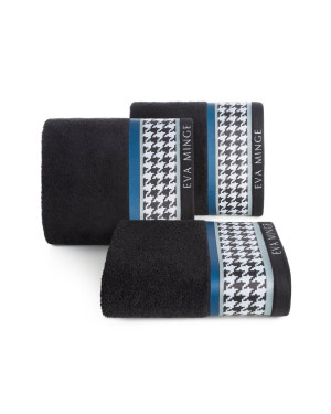Ręcznik bawełna 70x140 Eva8 czarny Eurofirany
