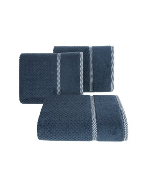 Ręcznik bawełna 70x140 Caleb granatowy Eurofirany
