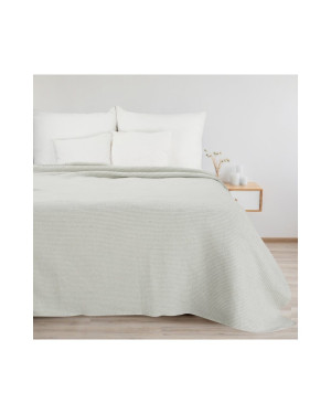 Koc bawełna 200x220 Amber jasnokremowy Eurofirany