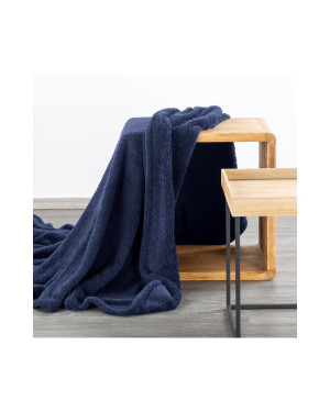 Koc pluszowy 200x220 Lori granatowy Eurofirany