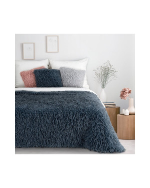 Koc futrzany 130x170 Adore granatowy Eurofirany