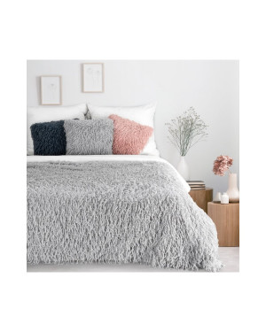 Koc futrzany 130x170 Adore srebrny Eurofirany