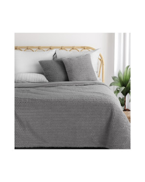 Koc pluszowy 130x170 Laris srebrny Eurofirany