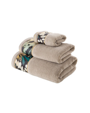 Ręcznik bawełna 70x140 Eva 15 beżowy Eurofirany