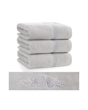 Ręcznik bawełna 70x140 Sisi srebrny Eurofirany