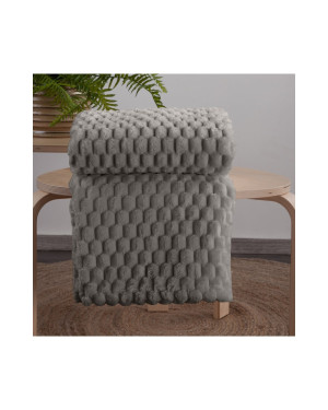 Koc pluszowy 200x220 Cindy 6 stalowy Eurofirany