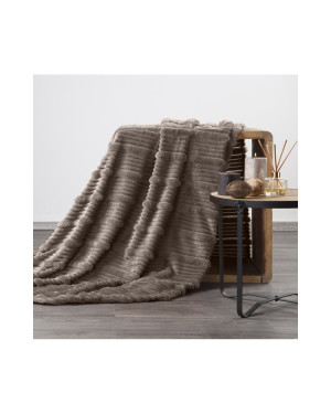 Koc pluszowy 200x220 Nina beżowy Eurofirany