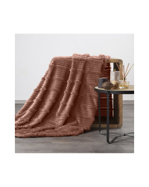 Koc pluszowy 200x220 Nina mocha Eurofirany