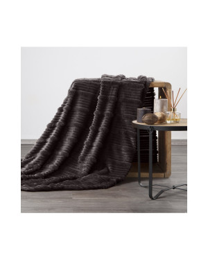 Koc pluszowy 200x220 Nina stalowy Eurofirany