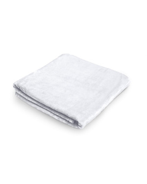 Koc pluszowy 150x200 Kaszmirowy Dotyk biały Matex