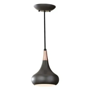 Lampa wisząca metalowa czarna loftowa FE/BESO/P/S DBZ z serii BESO - Elstead Lighting