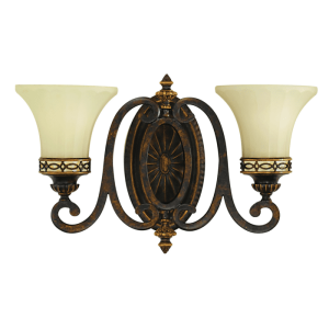 Kinkiet metalowy brązowy 2-punktowy FE/DRAWINGRM2/B z serii DRAWING ROOM - Elstead Lighting