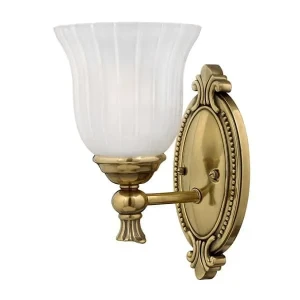 Kinkiet łazienkowy złoty szklany IP44 HK/FRANCOI1 BATH z serii FRANCOISE - Elstead Lighting