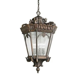 Lampa wisząca klasyczna brązowa metalowa KL/TOURNAI8/M z serii TOURNAI - Elstead Lighting