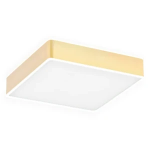 Plafon nowoczesny ATLANTIS 4051 kwadratowy złoty  – Argon