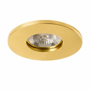 Azzardo Lampa do wbudowania metalowa złota okrągła  AZ6048 z serii KANT
