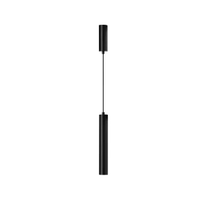 Azzardo Lampa wisząca czarna metalowa tuba LED AZ6061 z serii DAMI