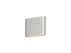 Azzardo Kinkiet metalowy biały płaski IP54 AZ2179 z serii CREMONA