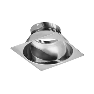 Azzardo Reflektor natynkowy metalowy chromowany kwadratowy AZ0856 z serii HUGO