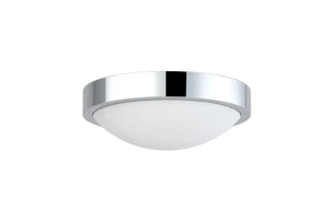 Azzardo Plafon łazienkowy szklany biało-chromowy 31cm AZ1311 z serii COLETTE