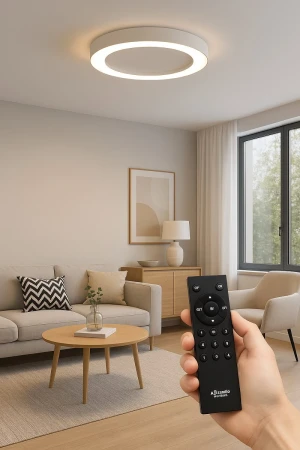 Azzardo Plafon LED biały okrągły 55cm AZ2724 z serii SOVANA