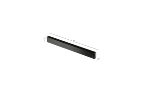Azzardo Maskownica zasilania magnetyczna czarna AZ4860 z serii TRACK MAGNETIC