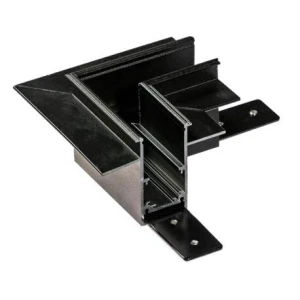 Azzardo Łącznik narożny magnetyczny czarny metalowy AZ5540 z serii GAMMA