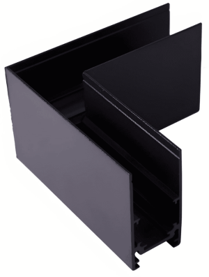 Azzardo Łącznik narożny magnetyczny czarny metalowy AZ5688 z serii ALFA EASYFIX