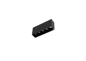 Azzardo Lampa natynkowa metalowa czarna 14cm AZ6280 z serii TETRIS
