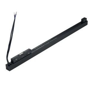 Azzardo Zasilacz magnetyczny czarny aluminiowy 29cm AZ6352 z serii ALFA TRACK