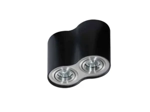 Azzardo Oprawa sufitowa metalowa czarna 2-punktowa AZ0782 z serii BROSS