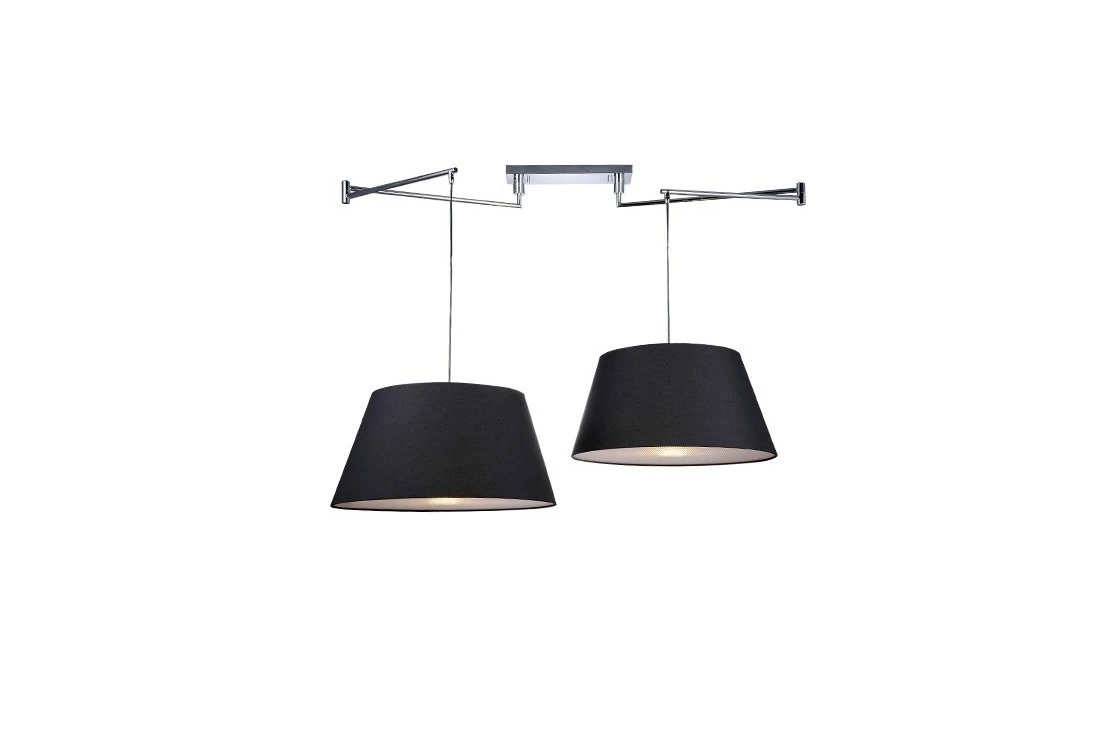 Azzardo Lampa wisząca metalowa chromowana 2-punktowa AZ1923 z serii NATALIA
