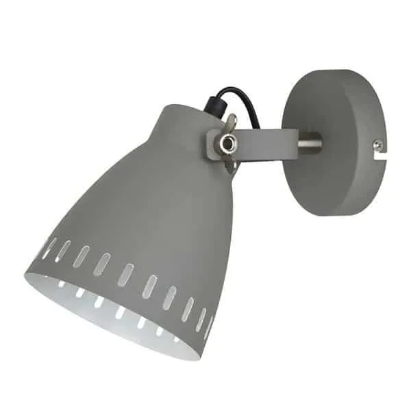 Kinkiet metalowy szary loftowy MB-HN5050-1-GR+S.NICK z serii FRANKLIN - Lampy Italux