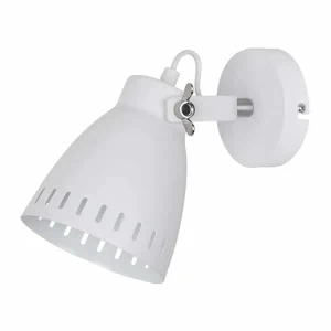 Kinkiet metalowy biały z niklem MB-HN5050-1-WH+S.NICK z serii FRANKLIN - Lampy Italux