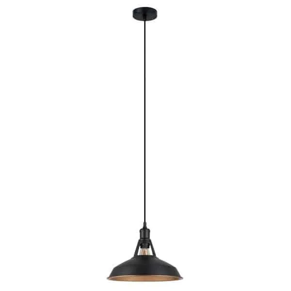 Lampa wisząca loft metalowa czarna 31cm MDM-2315/1 z serii FREYA - Lampy Italux