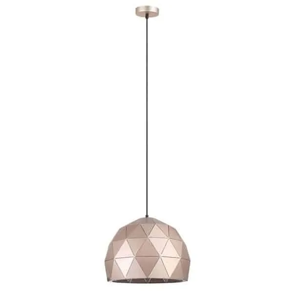 Lampa wisząca metalowa złota geometryczna MDM-3471-1 GD z serii HARLEY - Lampy Italux
