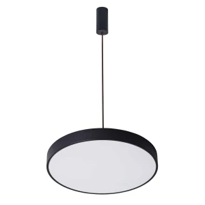 Lampa wisząca LED czarna okrągła 40cm 5361-830RP-BK-3 z serii ORBITAL - Lampy Italux