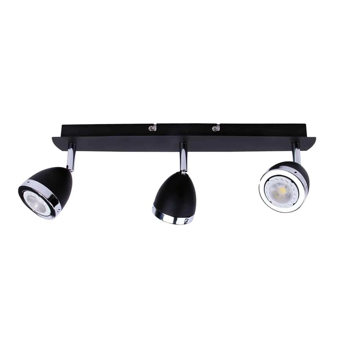 Lampa sufitowa czarna z chromem 3-punktowa SPL-9372-3A BL z serii Calasa - Lampy Italux