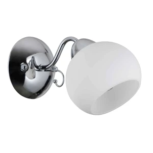 Kinkiet klasyczny chromowany ze szklanym kloszem WL-6895-1 z serii MASSERI - Lampy Italux