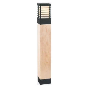 Lampa stojąca słupek drewno HALMSTAD 85CM 1413BL - Norlys