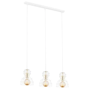 Lampa nad stół loft wisząca MARCO 1418  metalowa biała – Argon