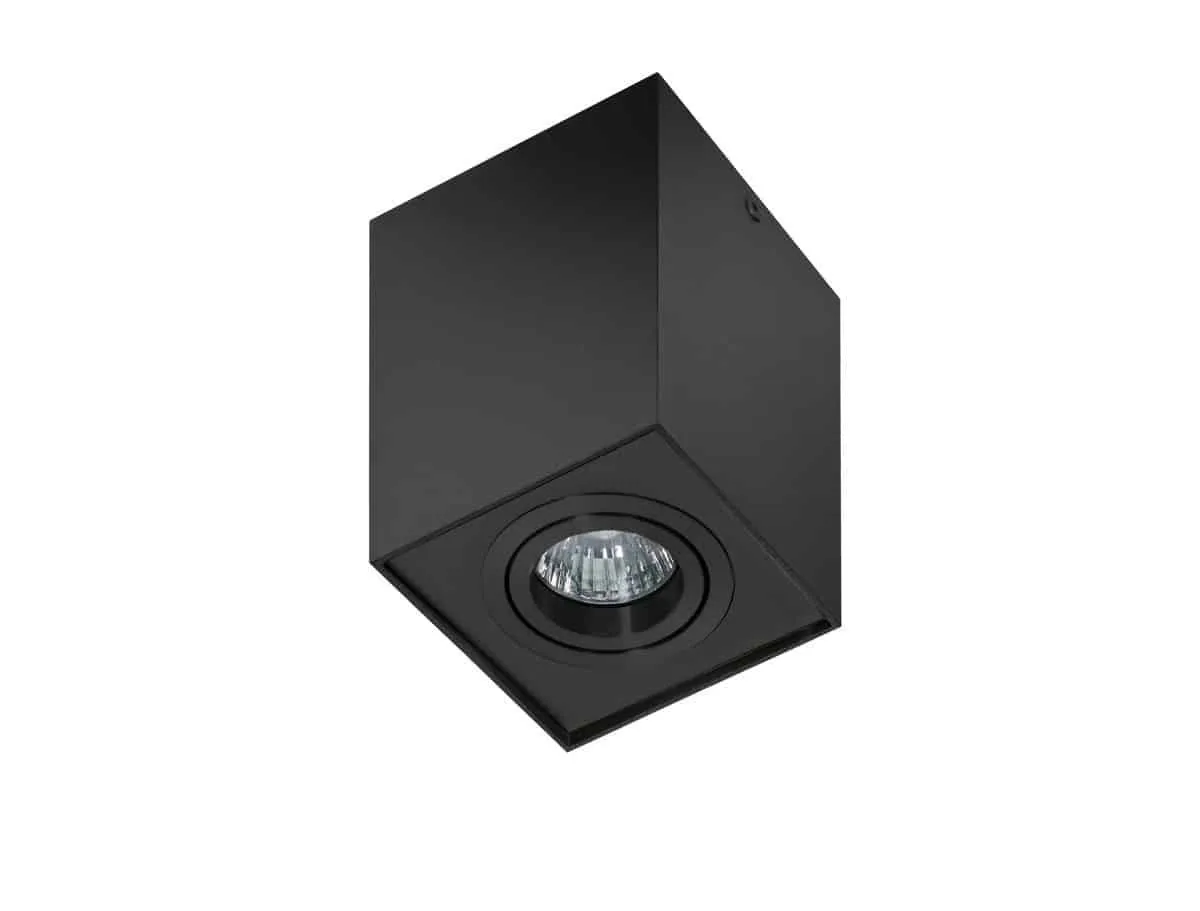 Azzardo Oprawa sufitowa metalowa czarna regulowana AZ2137 z serii ELOY