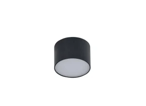 Azzardo Plafon LED czarny metalowy okrągły 8cm AZ2255 z serii MONZA