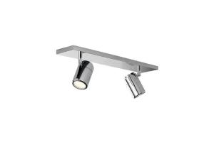Azzardo Lampa sufitowa chromowana metalowa 2-punktowa AZ2555 z serii NOEMIE